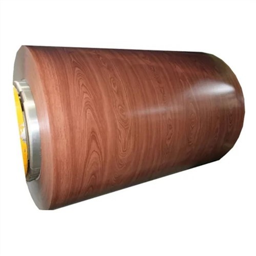 Houtnerf aluminium spoel